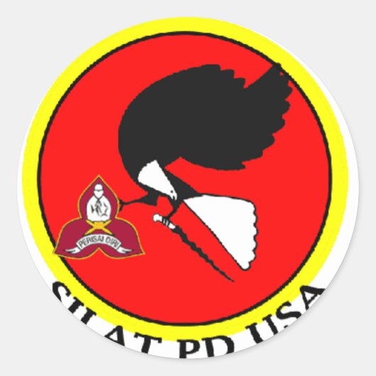 Sticker Rond Palladium Etats-Unis de Silat (Devant)