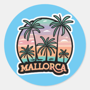 Sticker Rond Palma de Majorque