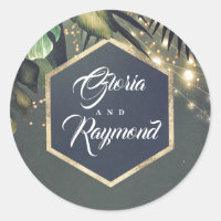 Palmiers tropicaux Mariage plage d'or