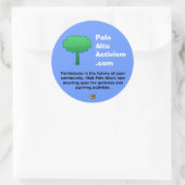 Sticker Rond PaloAltoActivism.com (Sac)