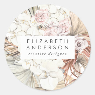 Sticker Rond Pampas
