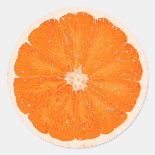 Sticker Rond Pamplemousse (Devant)