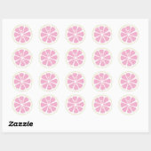 Sticker Rond Pamplemousse (Feuille)