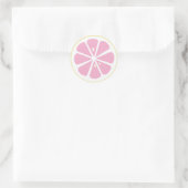 Sticker Rond Pamplemousse (Sac)