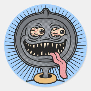 Sticker Rond Pan Ned