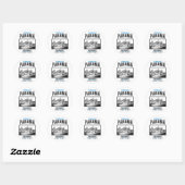Sticker Rond Panama (Feuille)