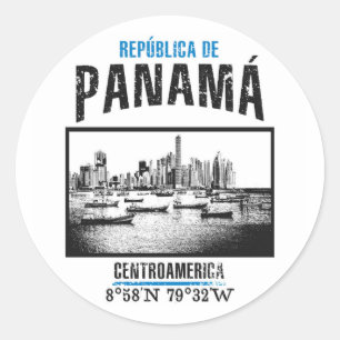 Sticker Rond Panama