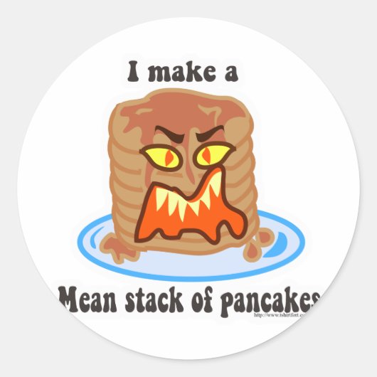 Sticker Rond Pancake moyen (Devant)