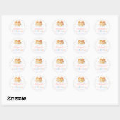 Sticker Rond Pancakes et Pyjamas Parties scintillant Dot Star E (Feuille)
