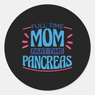 Sticker Rond Pancréas à temps partiel