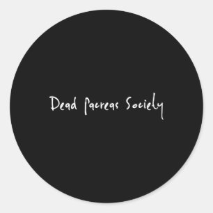 Sticker Rond Pancréas Morts Société Sensibilisation au diabète 