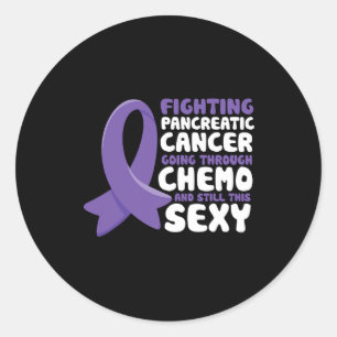 Sticker Rond Pancreas Survivor Lutter Contre le Cancer Pancréat