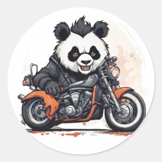 Sticker Rond Panda (Devant)