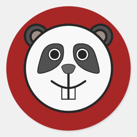 Sticker Rond Panda (Devant)