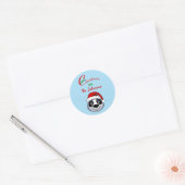 Sticker Rond Panda (Enveloppe)