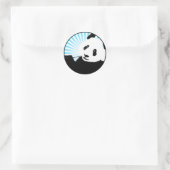 Sticker Rond panda. (Sac)