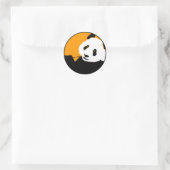 Sticker Rond panda. (Sac)