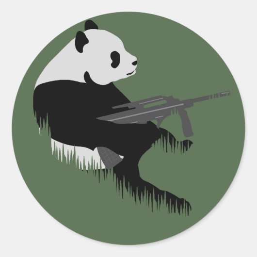 STICKER ROND PANDA (Devant)