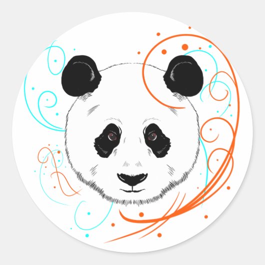 Sticker Rond Panda (Devant)
