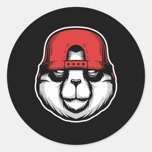 Sticker Rond Panda (Devant)