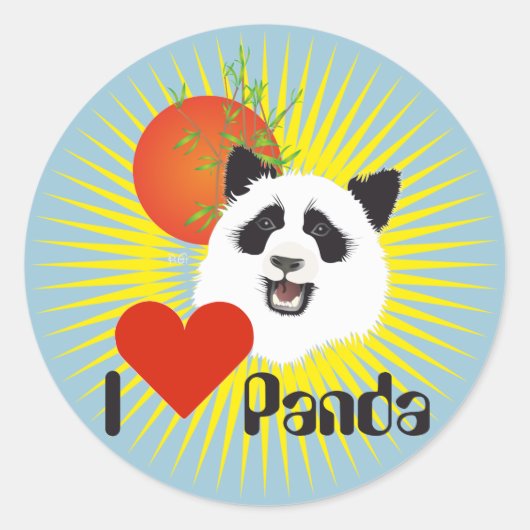 Sticker Rond Panda (Devant)