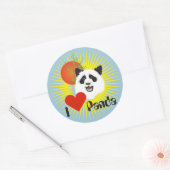 Sticker Rond Panda (Enveloppe)