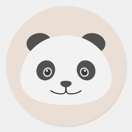 Sticker Rond Panda (Devant)