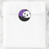 Sticker Rond panda. (Sac)