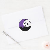Sticker Rond panda. (Enveloppe)