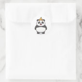 Sticker Rond Panda Banane (Sac)