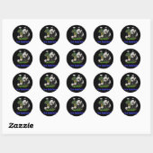 Sticker Rond panda beras (Feuille)