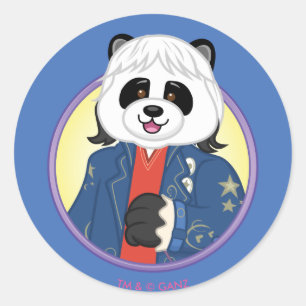 Sticker Rond Panda d'Amanda