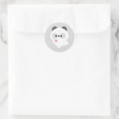 Sticker Rond Panda d'amour mignon (Sac)