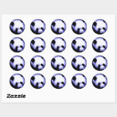 Sticker Rond Panda Face Pop Art (Feuille)