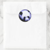 Sticker Rond Panda Face Pop Art (Sac)