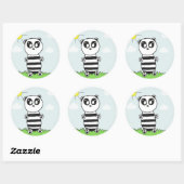 Sticker Rond Panda Kids (Feuille)