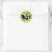 Sticker Rond Panda Planet (Sac)