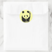 Sticker Rond Panda Pop Art (Sac)