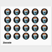 Sticker Rond Panda Rouge Panda Kawaii Panda Rouge Panda Rouge P (Feuille)