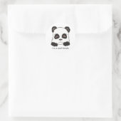 Sticker Rond Panda triste (Sac)
