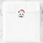 Sticker Rond Panda X-Mas (Sac)