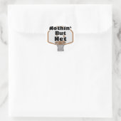 Sticker Rond panier de basketball rien que le filet (Sac)