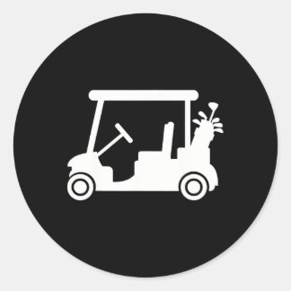 Sticker Rond Panier de golf