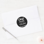 Sticker Rond Panique (Enveloppe)