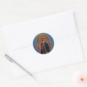 Sticker Rond Panneau Art Nouveau NEWT SCAMANDER™ Walking (Enveloppe)