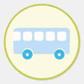 Sticker Rond Panneau Bus (Devant)