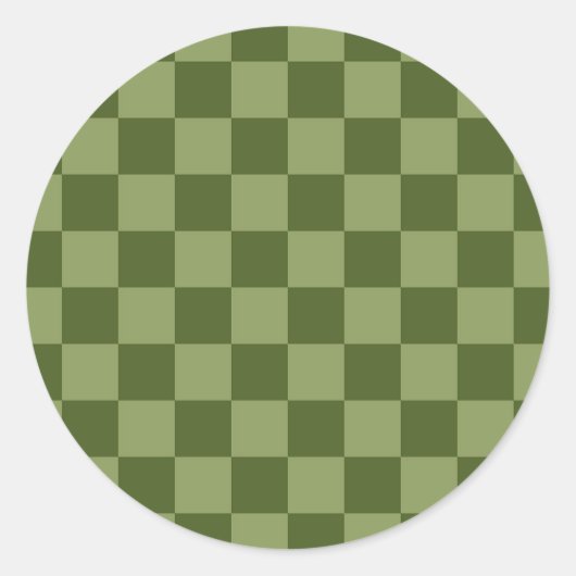 Sticker Rond Panneau de contrôle vert Moss (Devant)