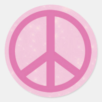 Sticker Rond Panneau de Paix Rose.jpg