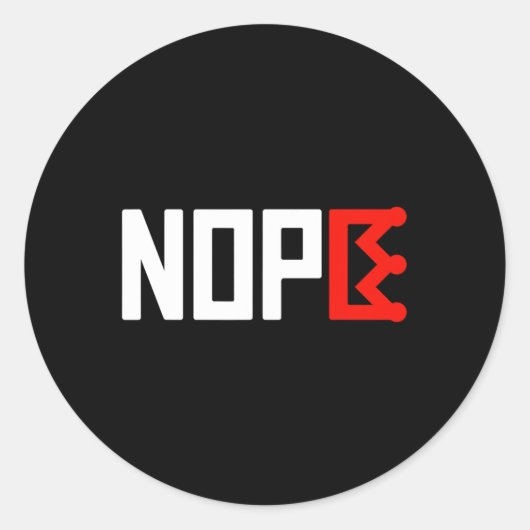 Sticker Rond Panneau de protestation No Kings Horizontal (Devant)