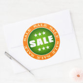 Sticker Rond Panneau de soldes (Enveloppe)
